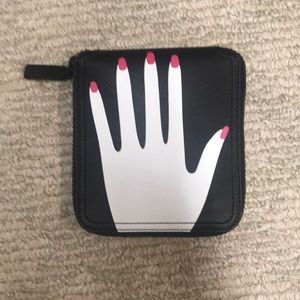 Lulu Guinness Hug Print Foldaway Shopper Tote Bag